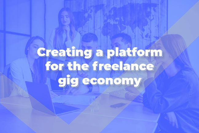 platform for freelance gig economy- banner